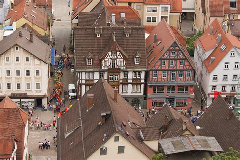 Heidenheim germany,city,aerial view,town center,architecture - free ...