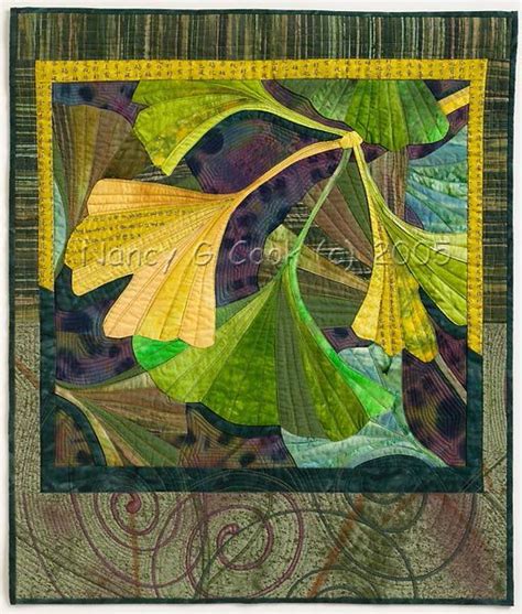 Contemporary Quilts, Modern Quilts, Landscape Art Quilts, Embroidery Leaf, Fiber Art Quilts ...