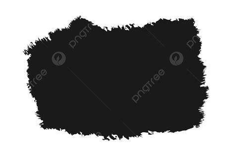 Vector Black Grunge Banner Ink Brush, Banner, Brush, Texture PNG and Vector with Transparent ...