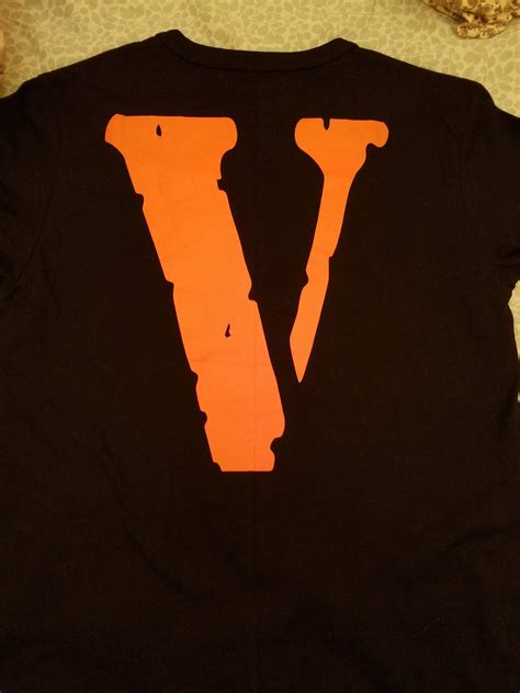 Off-white Vlone X Off White Big Orange V T-shirt | Grailed