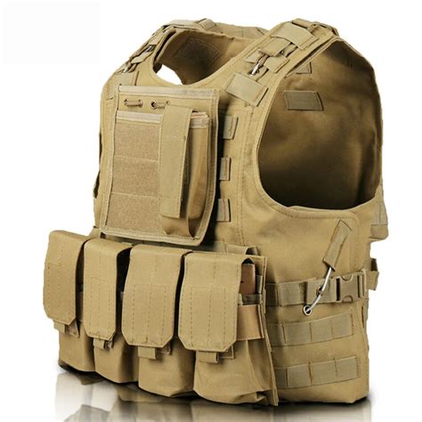 Aliexpress.com : Buy Tactical Vest Airsoft Molle Tactical Plate Carrier Vest Combat Training ...