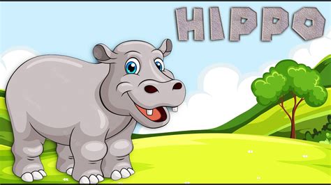 Hippo Song for Kids | Learn all about hippo | Animal Songs for Kids # ...