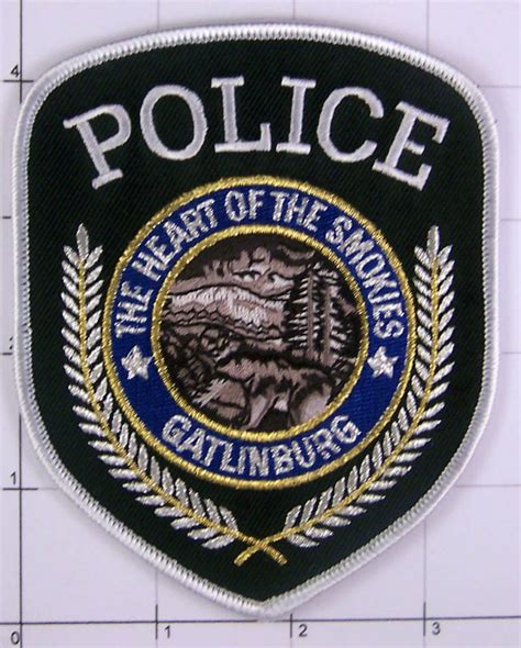 Tennessee Gatlinburg Police The Heart of The Smokies Law Enforcement Patch – VolkSStorm.com