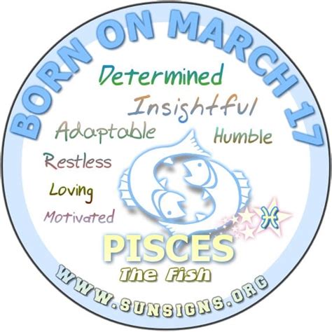 March 17 Zodiac Horoscope Birthday Personality - SunSigns.Org