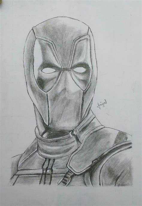 How To Draw Deadpool Sketch | Sketch Drawing Idea