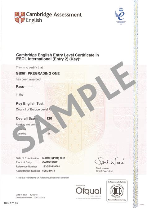 Assessments, Results & Certificates | Cambridge English For Life