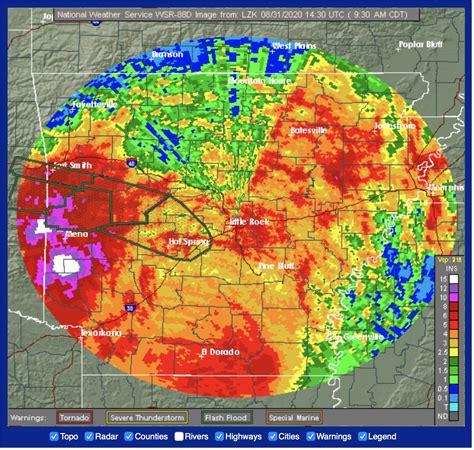 National Weather Service to Little Rock Today: Yep, You're Boned. : r ...