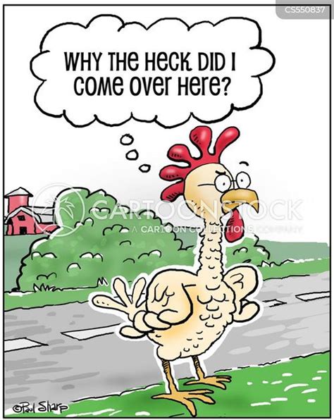 Crossed The Road Cartoons and Comics - funny pictures from CartoonStock