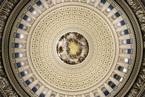 How the Apotheosis of Washington fresco was created in the Capitol Dome (1865) - Click Americana