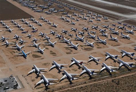 Here is where airlines are parking all those grounded planes as travel dries up