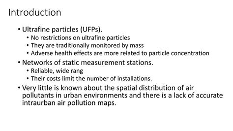 PPT - Pushing the Spatio -Temporal Resolution Limit of Urban Air ...