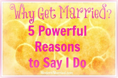 Why Get Married? 5 Powerful Reasons to Say I Do