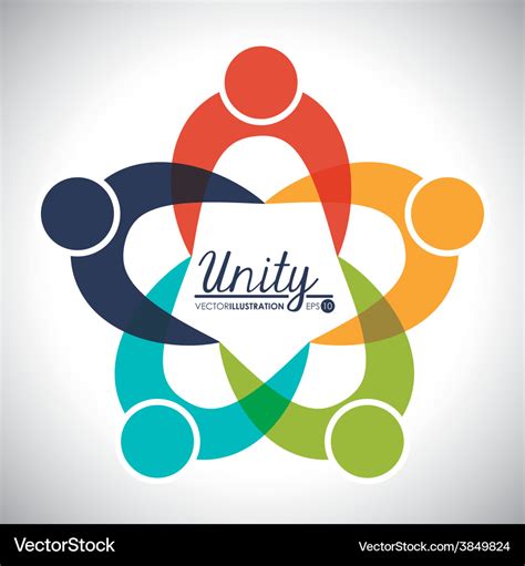 Unity people Royalty Free Vector Image - VectorStock