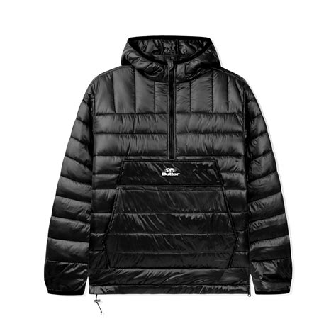 Shiny Anorak Puffer Jacket, Black – Lo-Fi