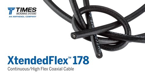 Times Microwave Systems Releases New Continous Flex Coaxial Cable for ...