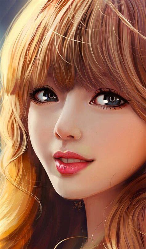 Digital Painting Inspiration #017 - Art Japanese Cute Woman — Steemit ...