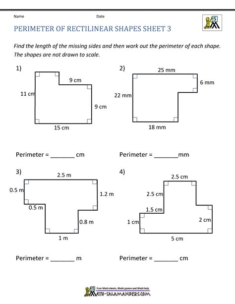 Area Of Composite Shapes Worksheets