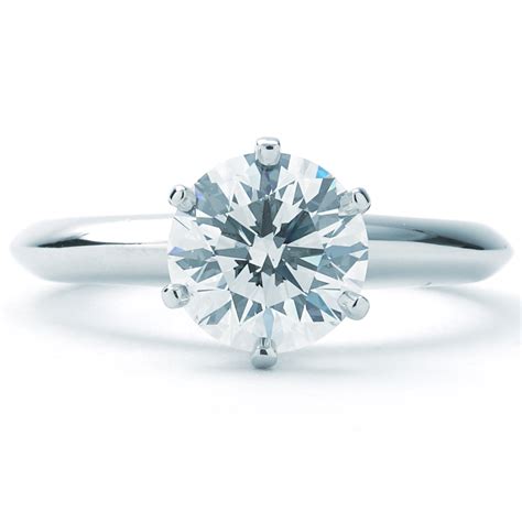 Tiffany And Co Solitaire Diamond Ring (1.42ct HVS2) | New York Jewelers Chicago