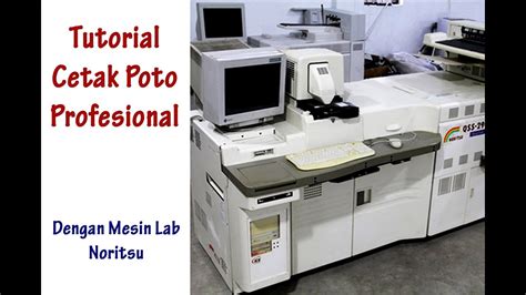 Professional photo printing tutorial using the Noritsu Lab Machine - YouTube