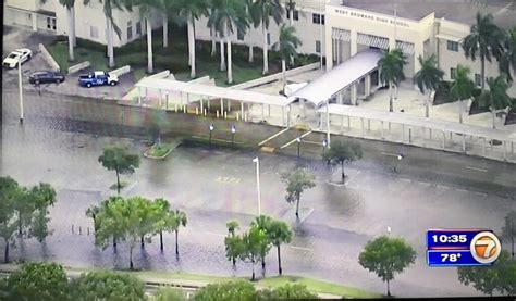 Tropical Storm Eta floods West Broward Campus