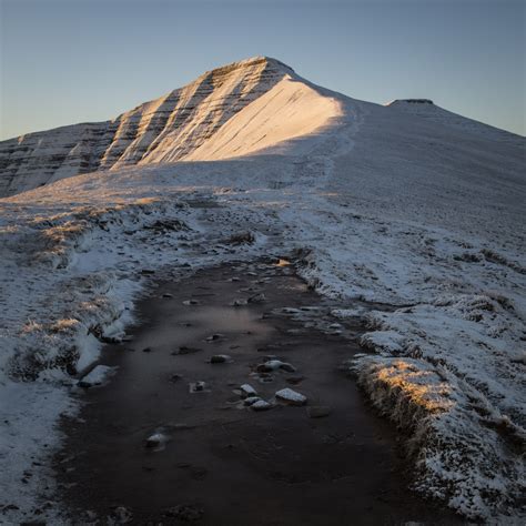 First Snow Sunrise on Pen y Fan 17th January 2019