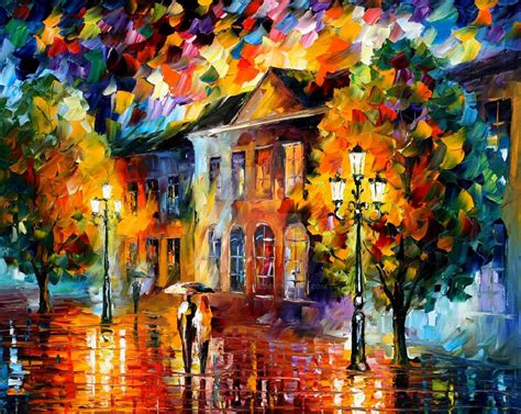 City by Leonid Afremov by Leonidafremov on DeviantArt