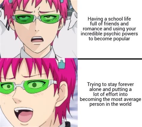 saiki k memes. - 4 | Saiki, Anime memes, Anime funny