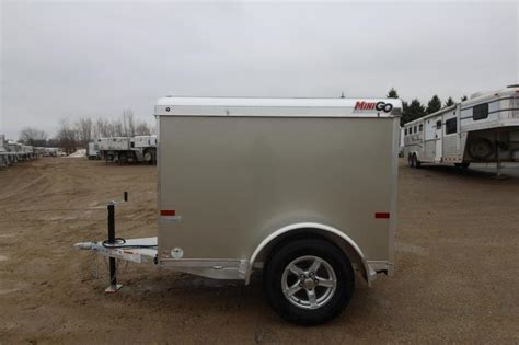 2019 Sundowner Trailers Mini Go 4x6 Enclosed Cargo Trailer | Featherlite Horse and Livestock ...