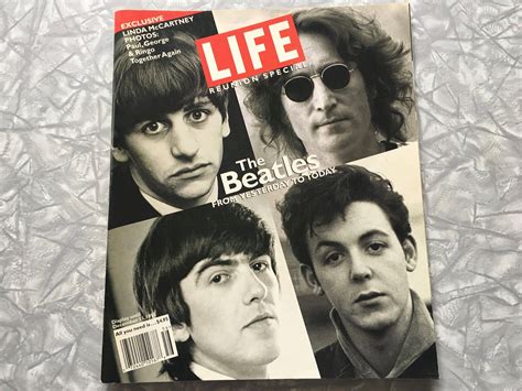 1995 Life Magazine the Beatles Reunion Special | Etsy Canada | Life ...