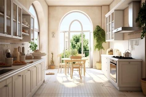 Narrow Kitchen with Large Window – Prompt Library