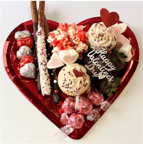 Valentine's Heart Shaped Sweet Charcuterie Board - Better Baker Club