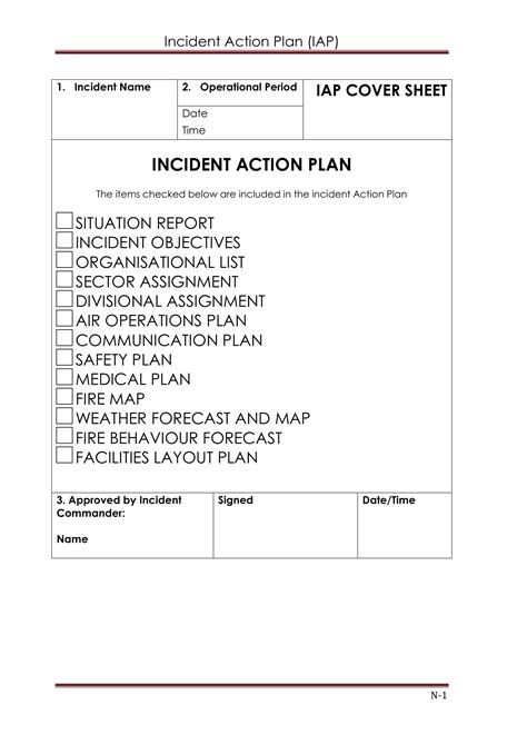 Incident Action Plan - 10+ Examples, Format, PDF