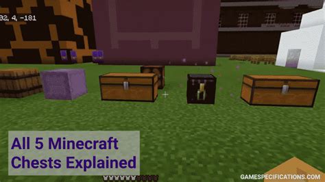 Minecraft Trapped Chest Archives - Game Specifications