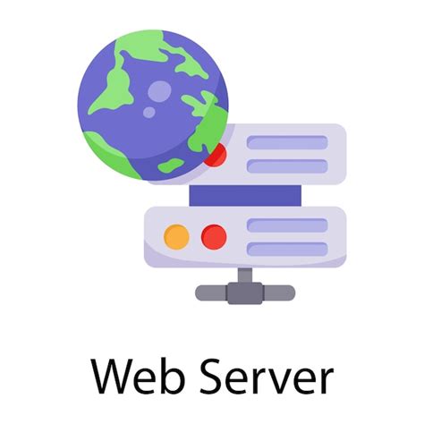 Premium Vector | Get this flat icon of web server