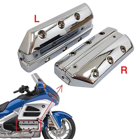 01-13 Gold Wing Right & Left CNC Aluminum Valve Cover For GL1800 Honda Chrome - SMA Motorcycle ...