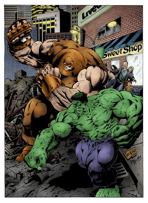 Hulk vs Juggernaut by palantir6 on DeviantArt