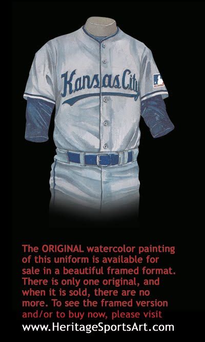 Kansas City Royals Uniform and Team History | Heritage Uniforms and ...