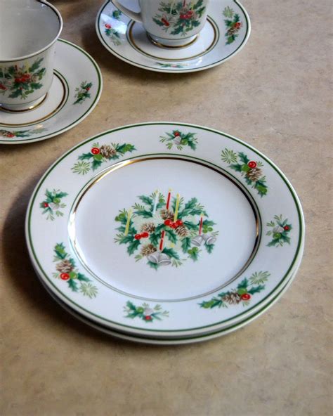 Noritake Holly SALAD PLATE Holiday Christmas Dishes vintage | Etsy ...