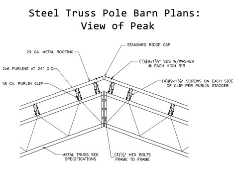 Steel Truss Pole Barn Kit Plans Pole Barn Designs Arc - vrogue.co