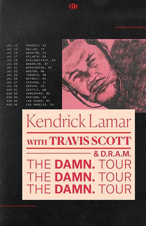 Kendrick Lamar Reveals Damn. Tour Dates - XXL