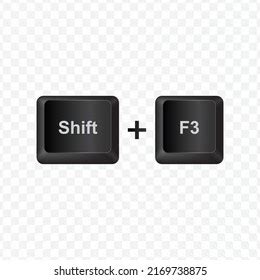 Keyboard Button Vector Illustration Shortcut Shift Stock Vector ...