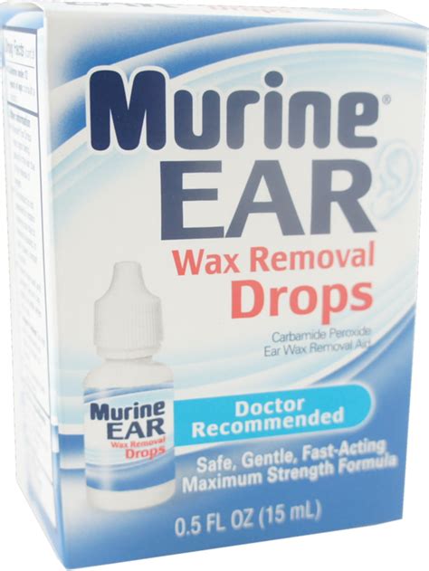 Murine Ear Wax Removal Drops 0.50 oz (Pack of 2) - Walmart.com