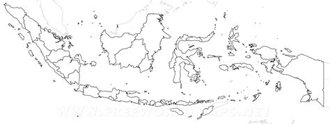 Blank Map Of Indonesia Colouring Pages Peta Indonesia Full Hd | Images ...