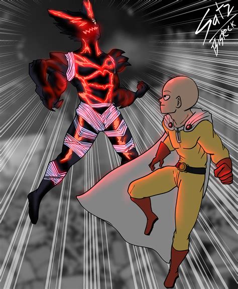 ArtStation - Saitama vs Garou