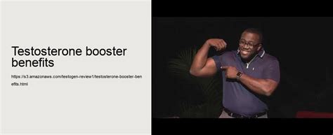 testosterone booster benefits