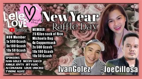 NEW YEAR RAFFLE DAY FOR MEMBERS AND NON-MEMBERS - YouTube