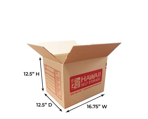 Box Dimensions | Hawai'i Self Storage