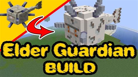 Minecraft Elder Guardian - Elder Guardian Statue, Mob Build, PS4, XBox ...