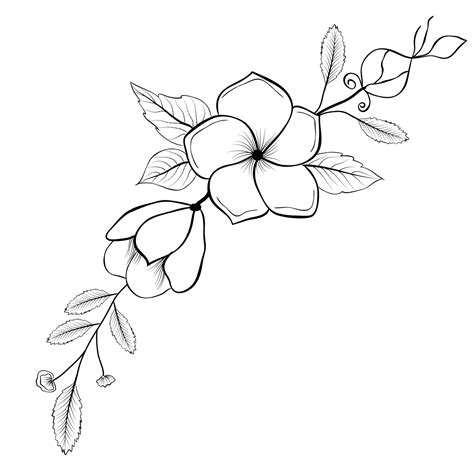 Simple Flower Sketch