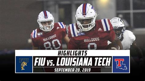 FIU vs. Louisiana Tech Football Highlights (2019) | Stadium - YouTube